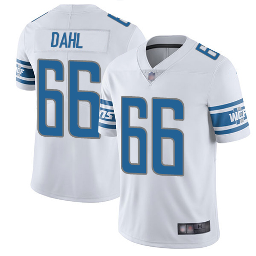 Detroit Lions Limited White Men Joe Dahl Road Jersey NFL Football #66 Vapor Untouchable->detroit lions->NFL Jersey